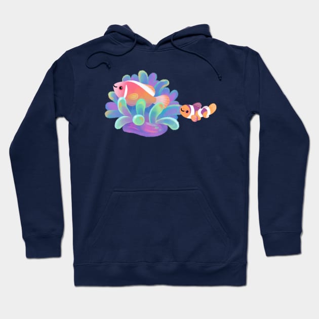 Sea anemone friends 1 Hoodie by pikaole